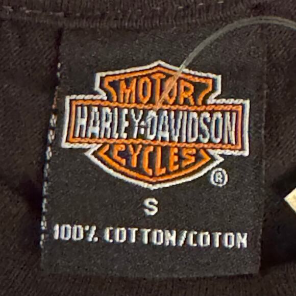 Vintage 1999 Harley Davidson Youth Size Small Black Sketch T-Shirt Ft Lauderdale - Picture 5 of 6